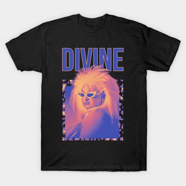 divine drag vintage T-Shirt by Dami BlackTint